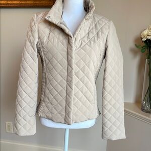 Calvin Klein light Tan Quilted Puffer Jacket